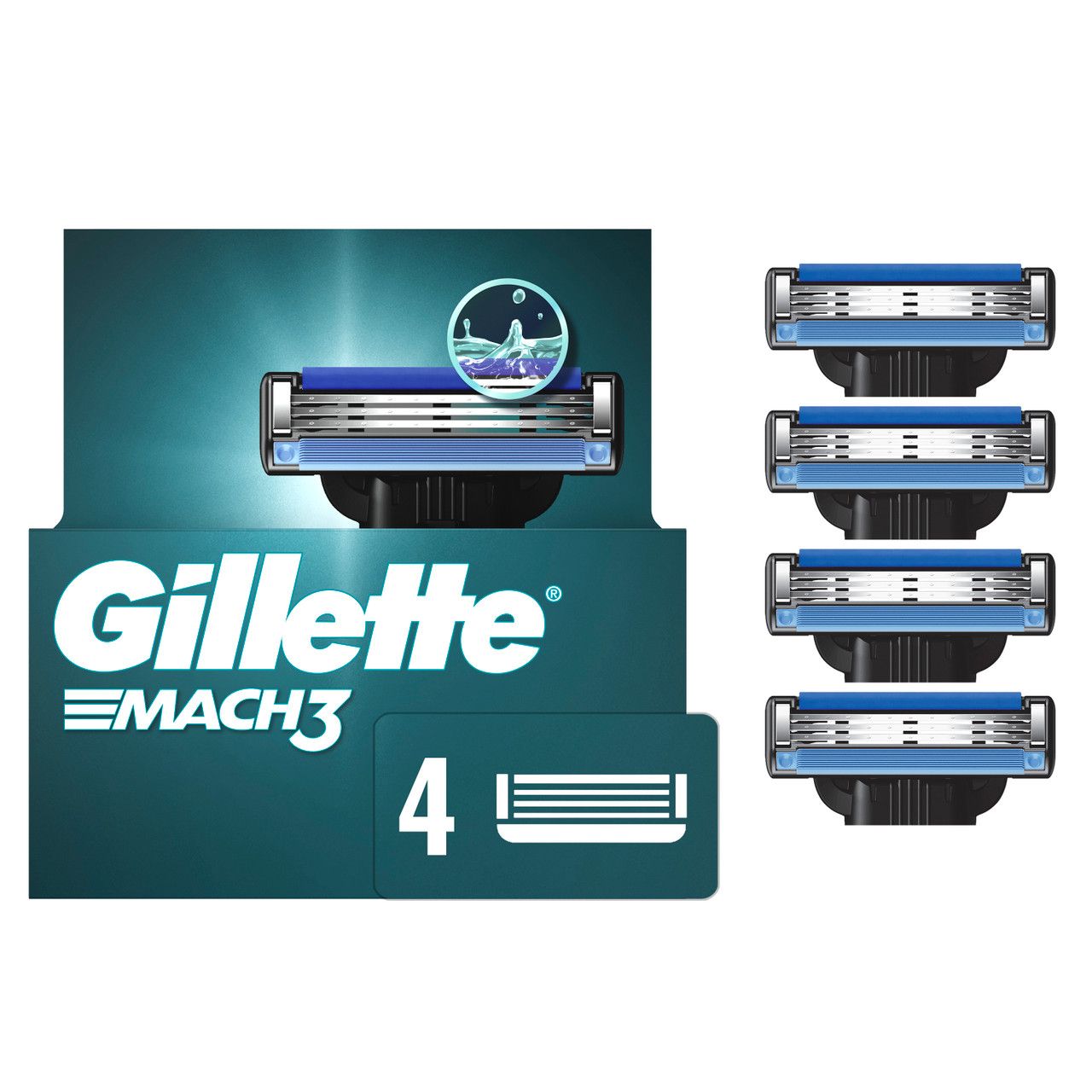 GILLETE MACH3 REFILL RAZ(36)-1895/=