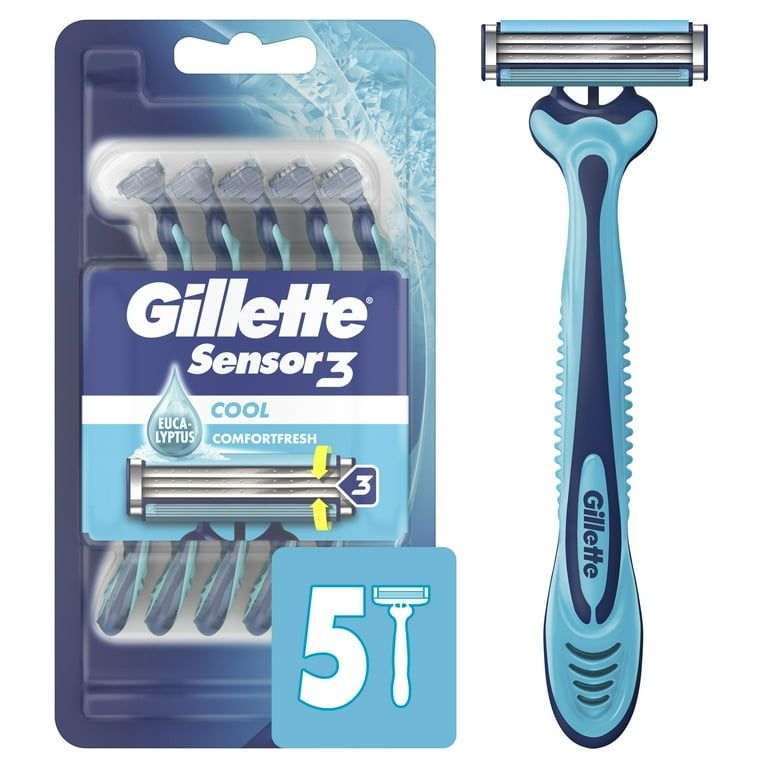GILLETTE BLUE3 COOL 5+1CT RAZORS(6) 1100/=