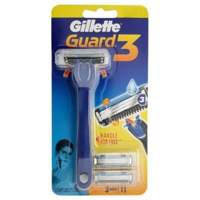 Gillette Guard Rz +Cartridges 3s@Rs.100