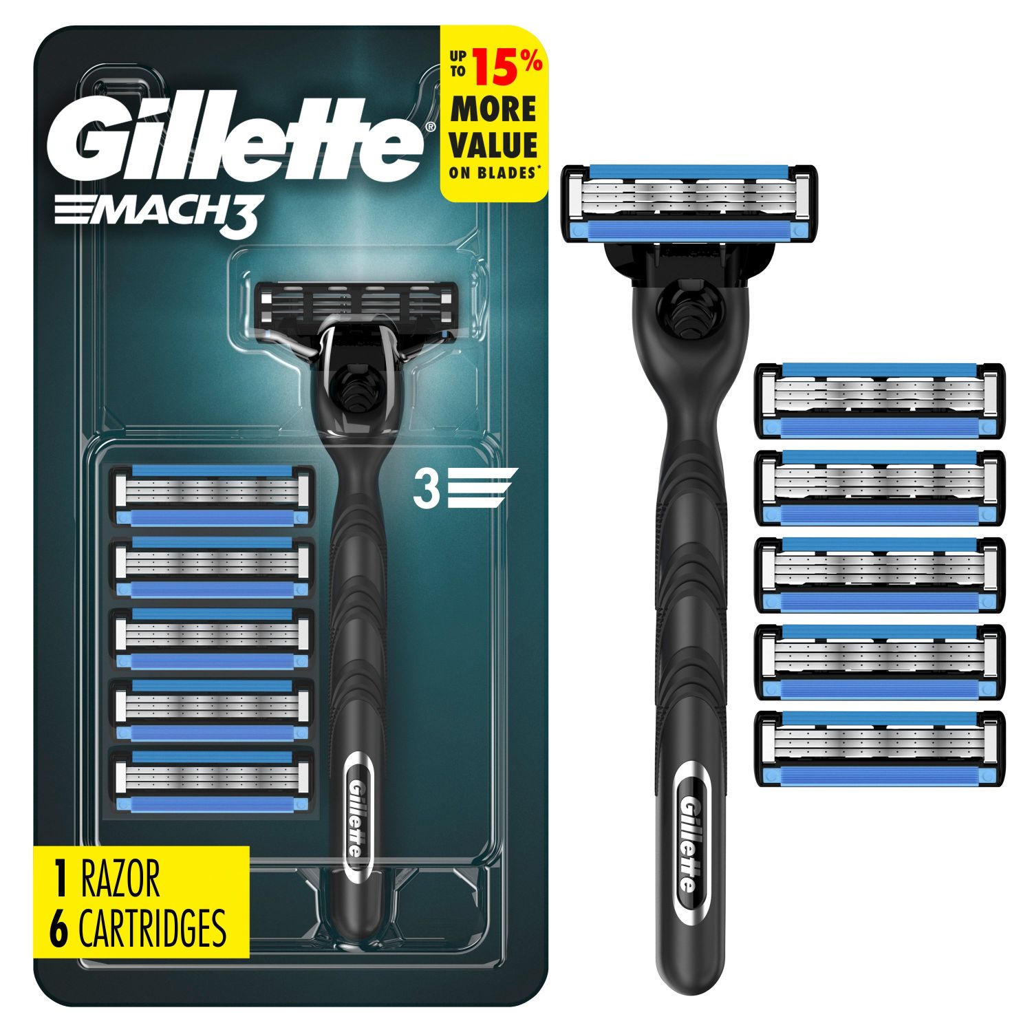 GILLETTE M3 REF RAZ+S/F LMN 196G(6)1840/