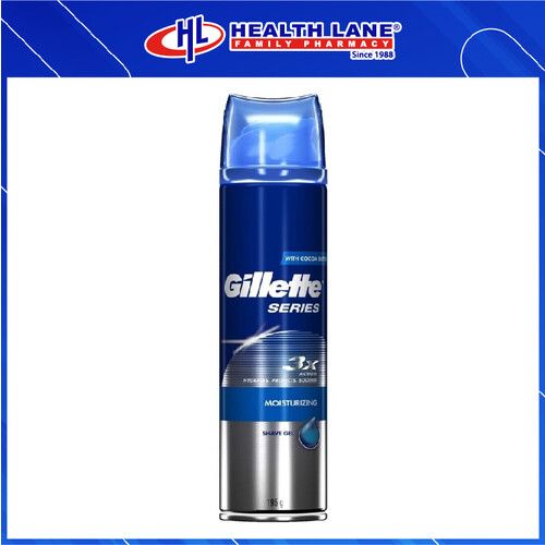 Gillette Ser Gel Moist 195G +Face Towel