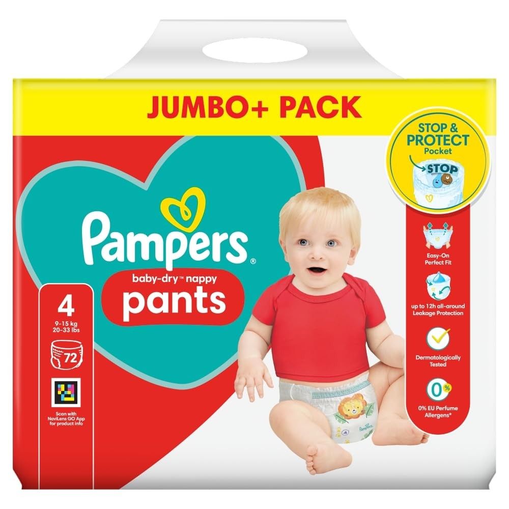 PAMPERS PANTS LG 4'S(72)-440/=