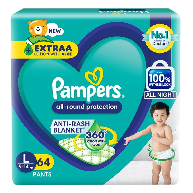 PAMPERS PANTS LG 9'S(18)-1330/=