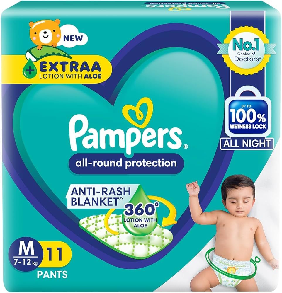 PAMPERS PANTS MD 26'S(12)-3465/=