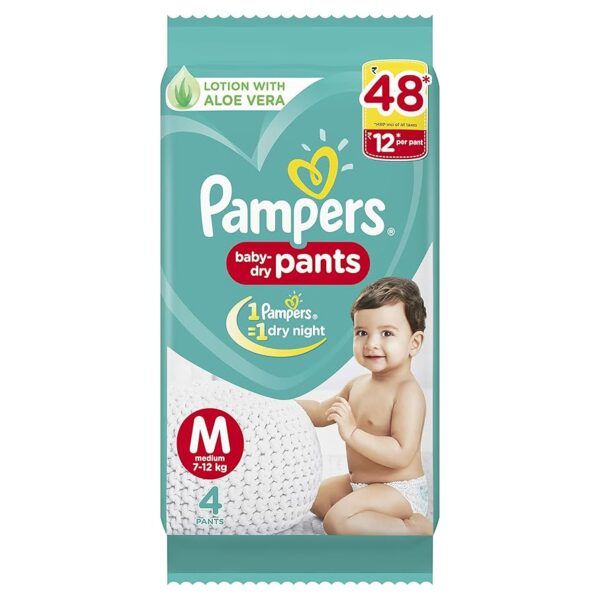 PAMPERS PANTS MD 4'S(72)-530/=