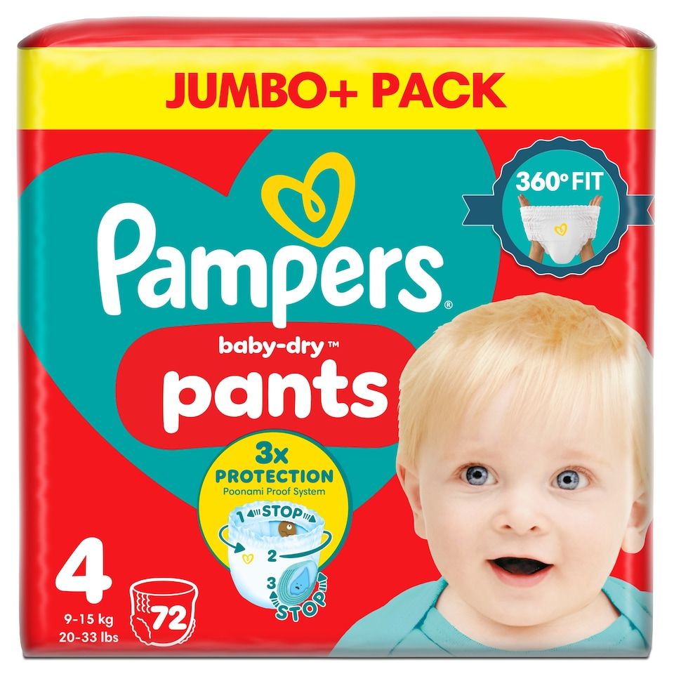 PAMPERS PANTS MD 4'S(72)-565/=