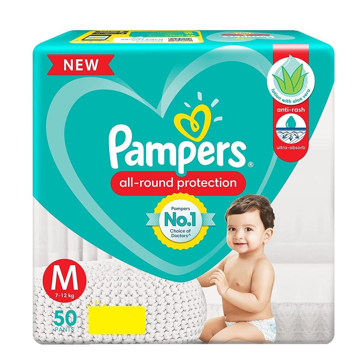 PAMPERS PANTS MD 50'S(4)-2800/=