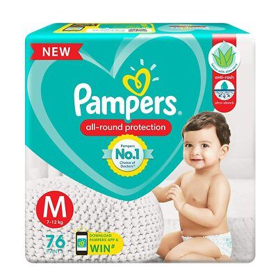 PAMPERS PANTS MD 76'S(3)-4200/=