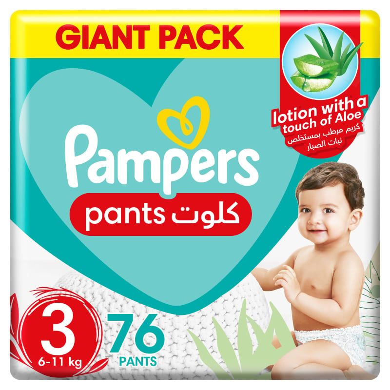 PAMPERS PANTS MD 76'S(3)-6230/=
