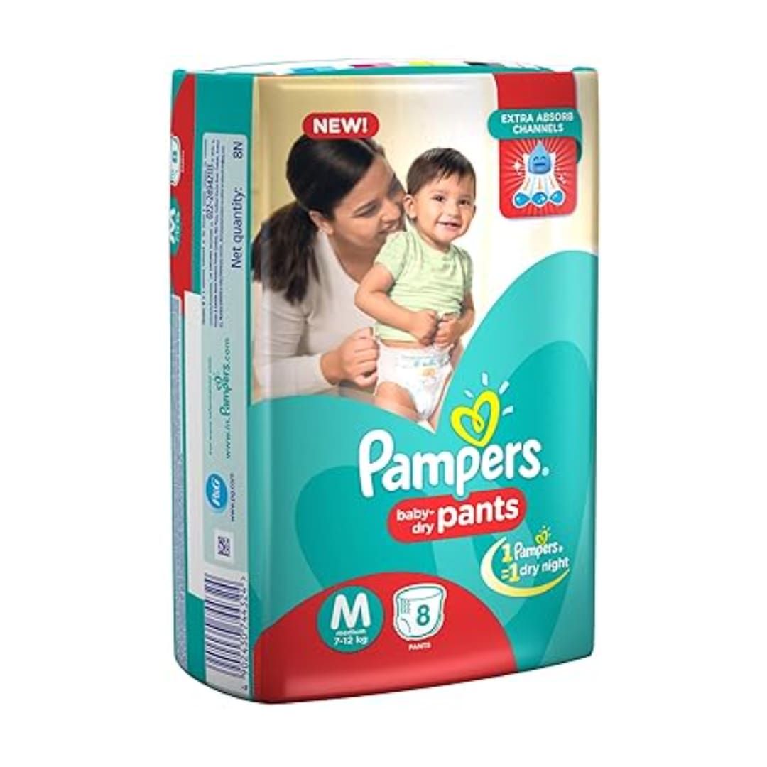 PAMPERS PANTS MD 8'S(24)-600/=