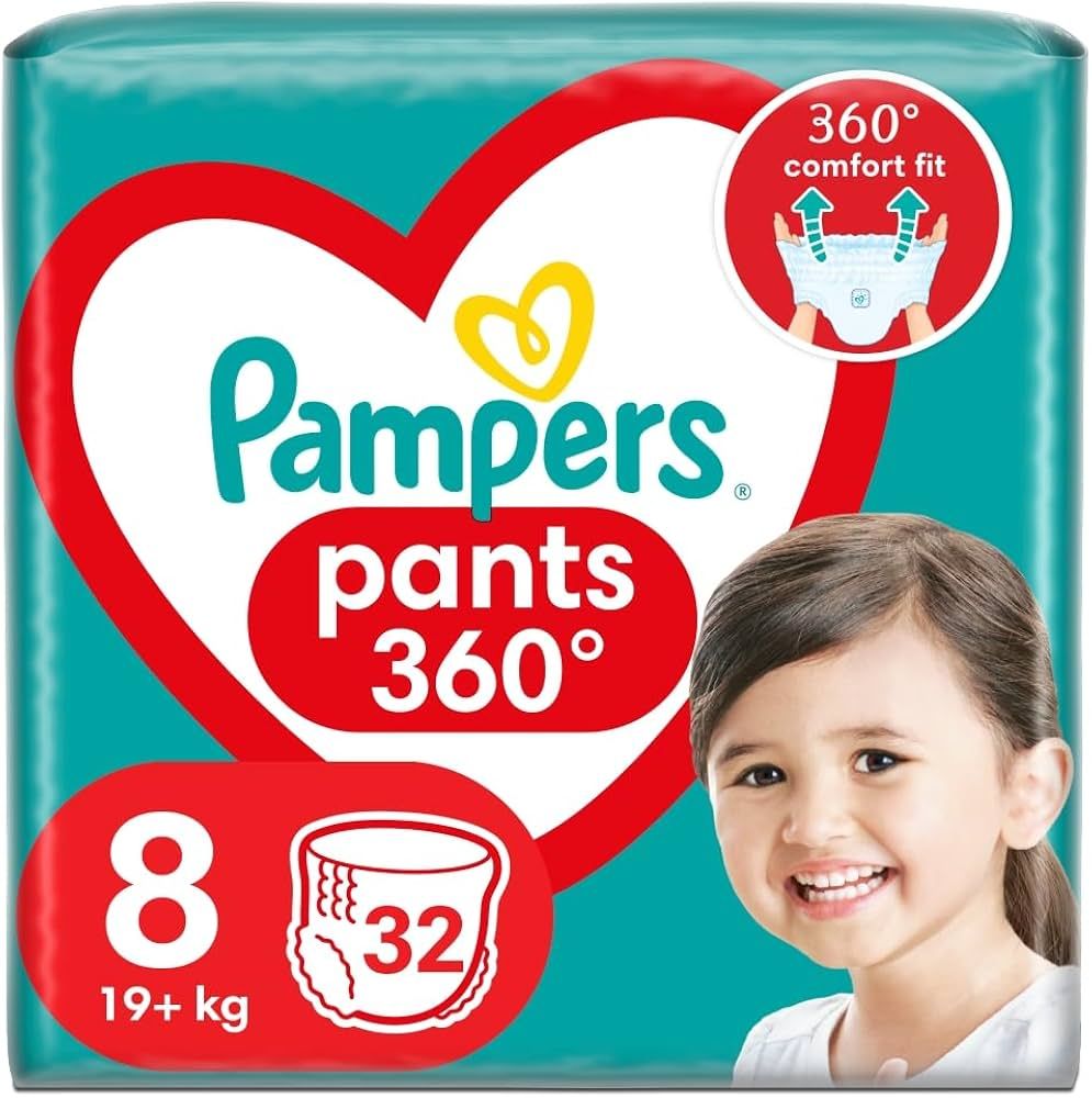 PAMPERS PANTS MD 8'S(32)-870/=