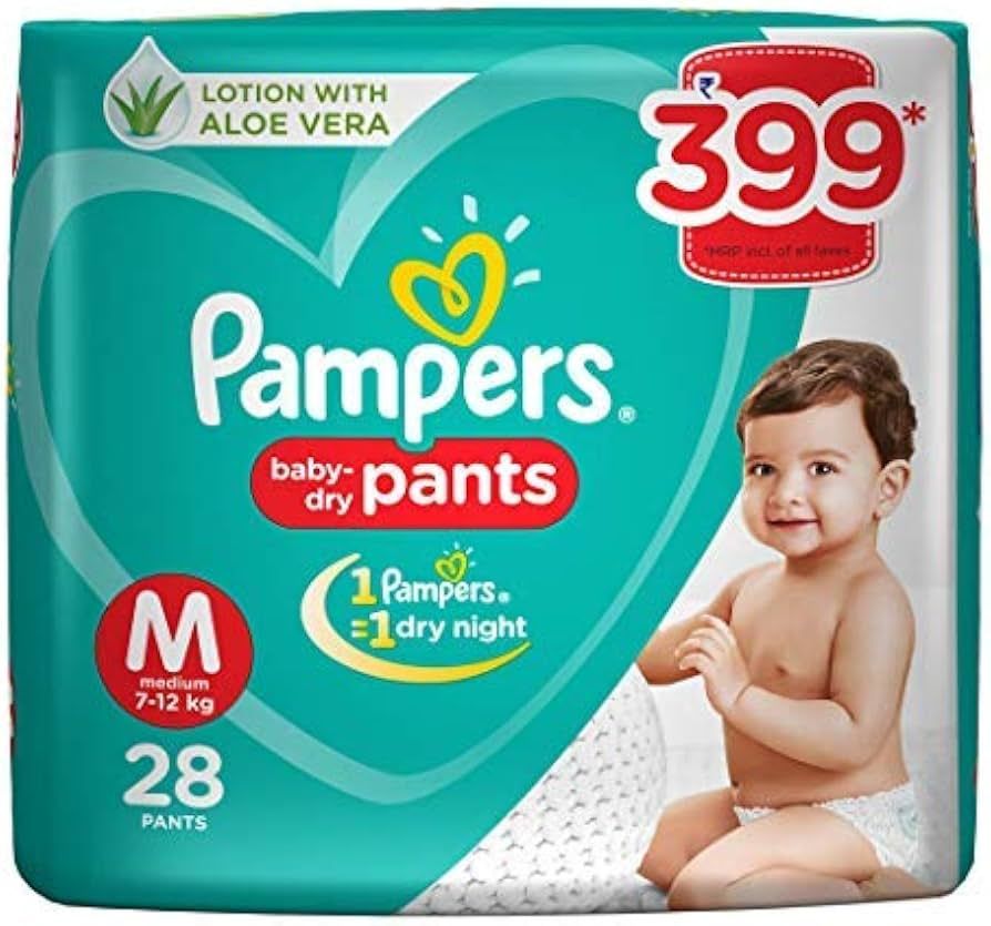 Pampers Pants Medium 28 s @ 1275