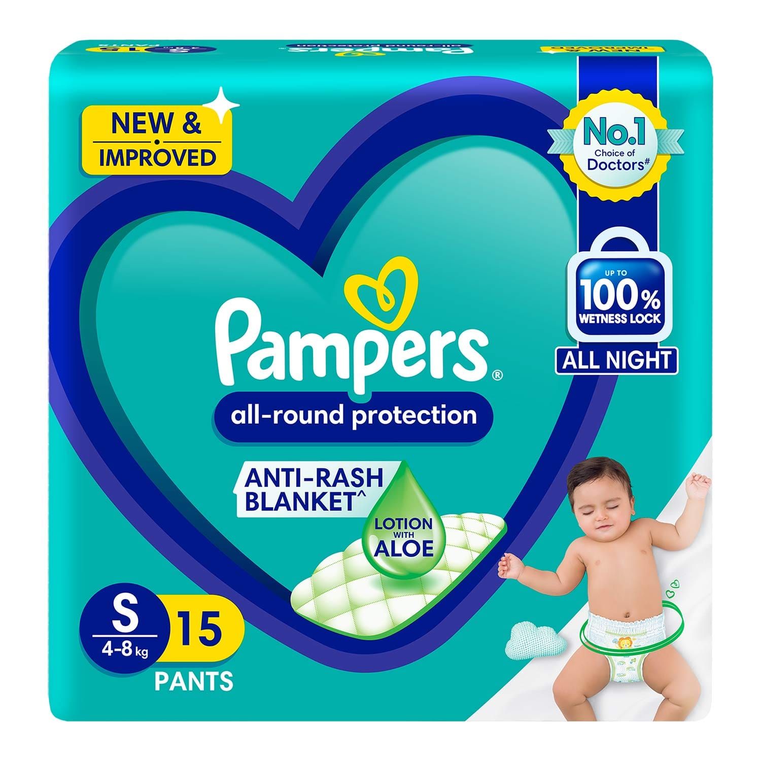 PAMPERS PANTS SM 15'S(18)-1785/=