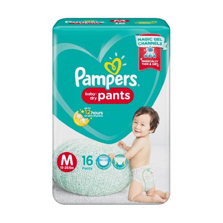 PAMPERS PANTS SM 16'S(12)-1025/=