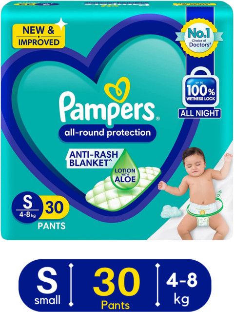 PAMPERS PANTS SM 30'S(12)-2400/=