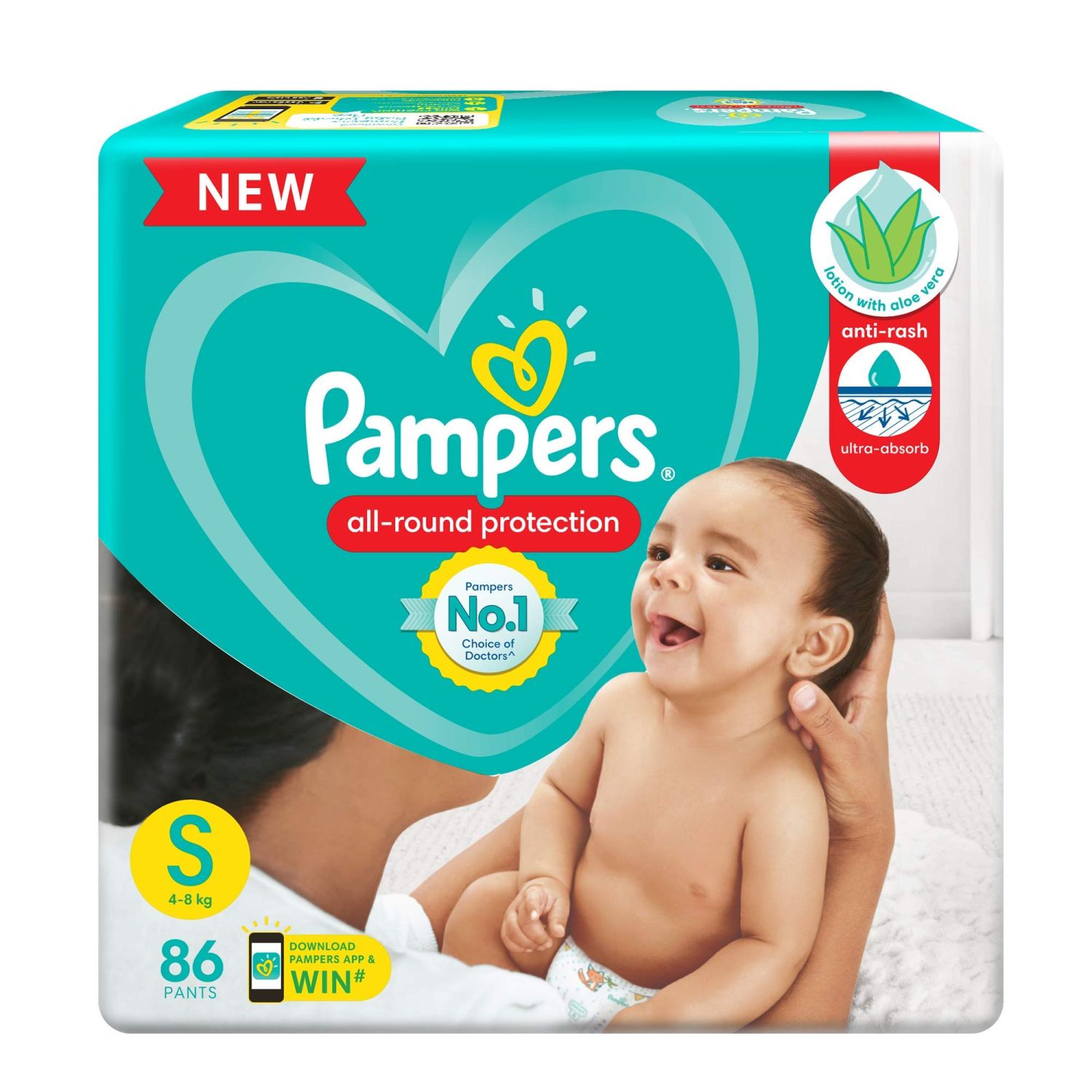 PAMPERS PANTS SM 86S(3)-3870/=
