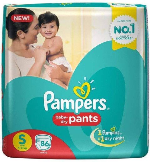 PAMPERS PANTS SM 86'S(3)-9110/=