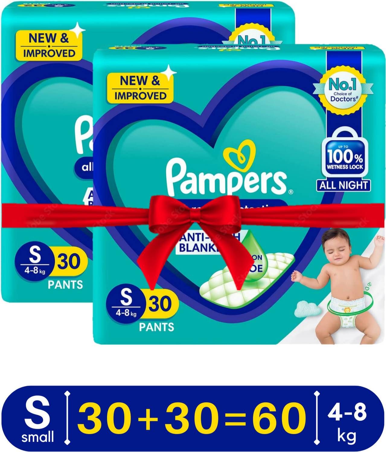 Pampers Pants Small 60 s @2400