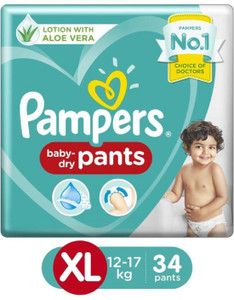 PAMPERS PANTS XL 34'S(4)-2070/=