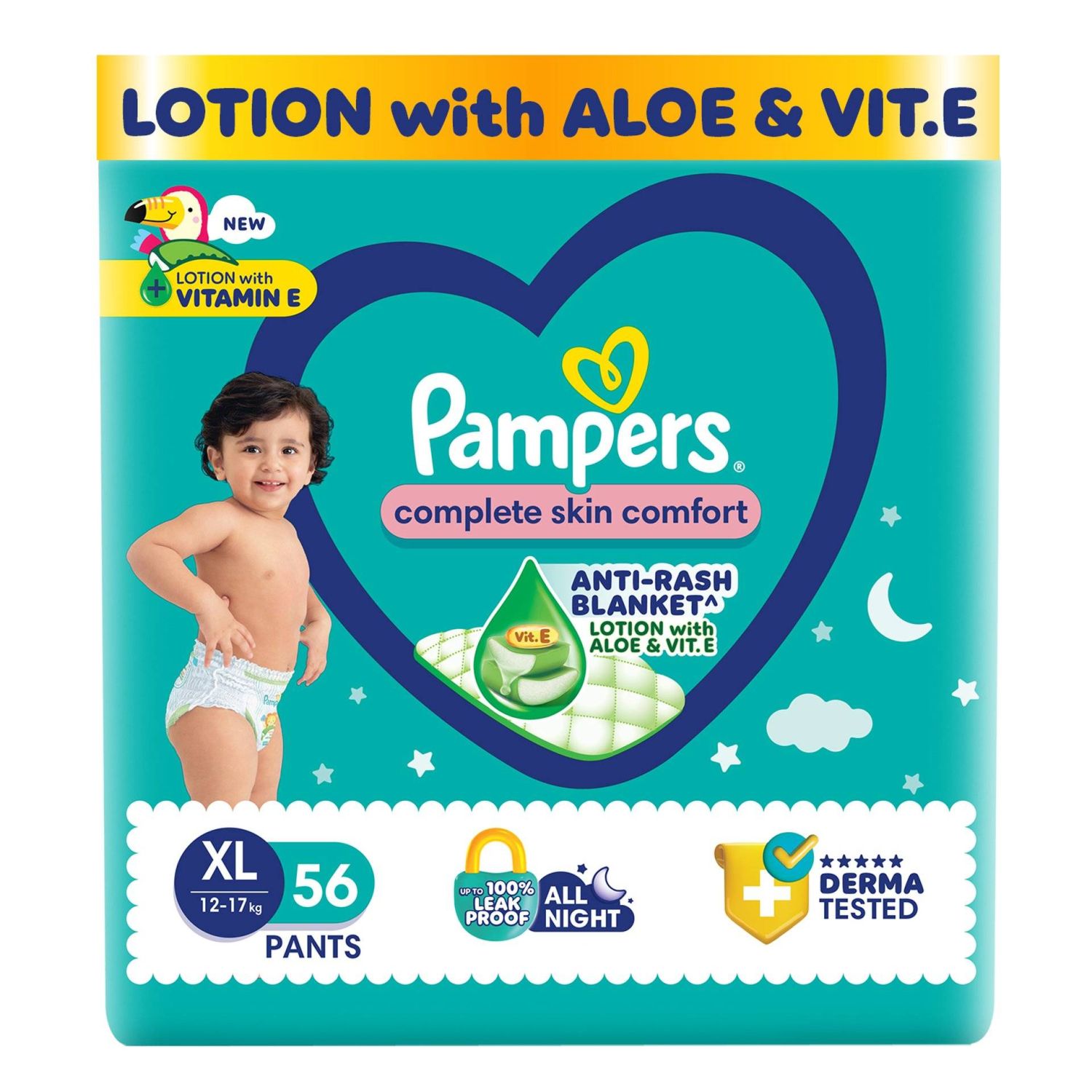 PAMPERS PANTS XL 56'S(4)-8630/=