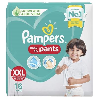 PAMPERS PANTS XXL 16'S(12)-2400/=