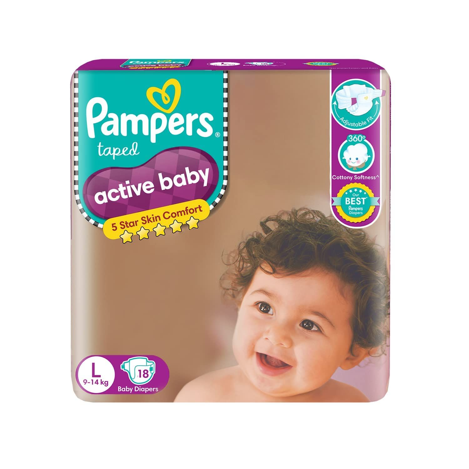 PAMPERS TAPE L18'S (12)-1150/=