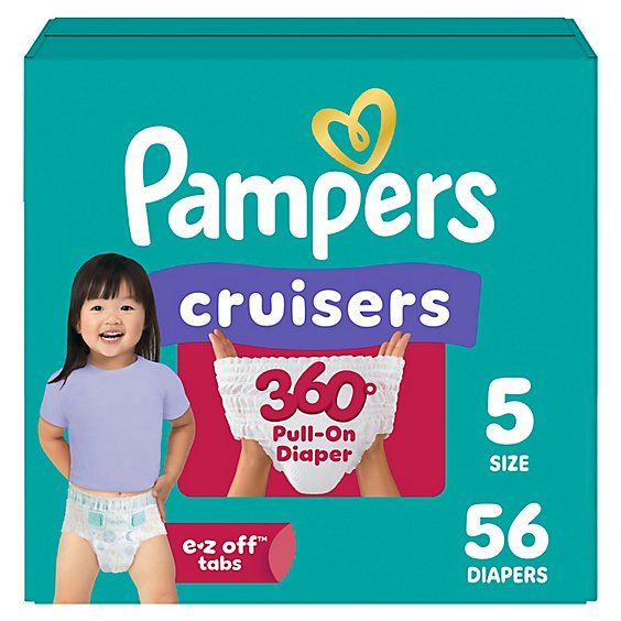 PAMPERS TAPE LG 5'S(36)-640/=