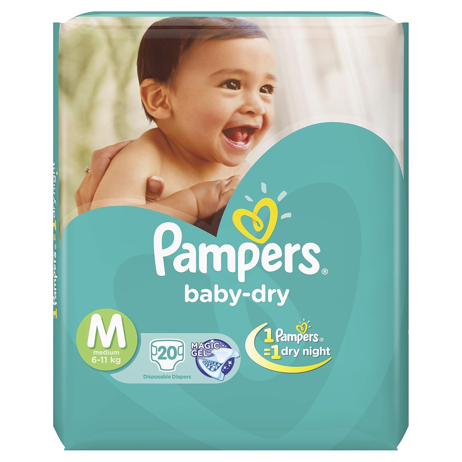 PAMPERS TAPE MD 20'S(12)-1380/=