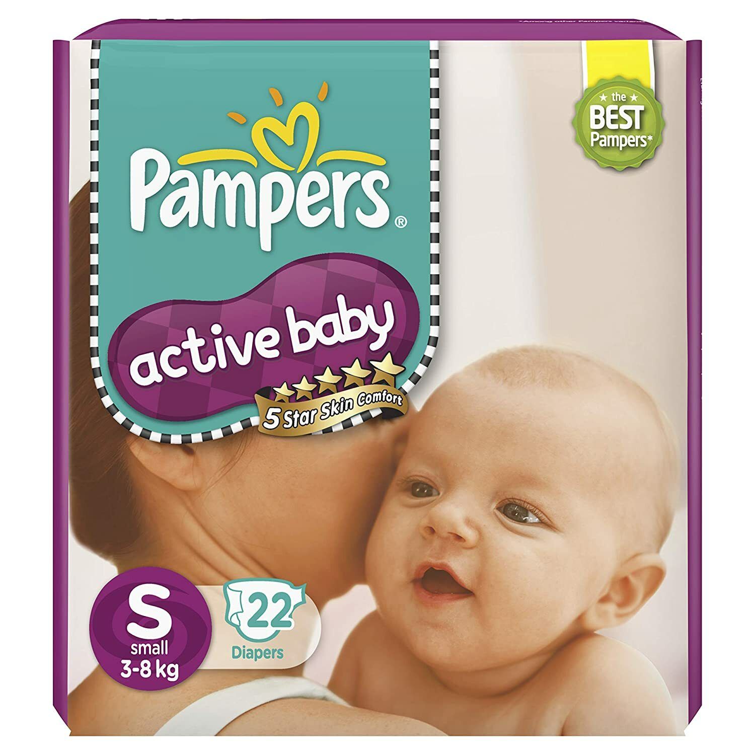 PAMPERS TAPE SM 22'S(12)-2450/=