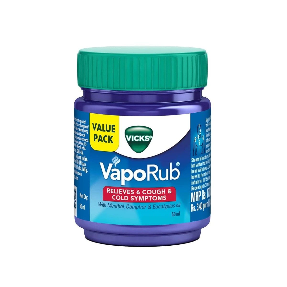 VICKS VAPORUB 50ML (144)-475/=